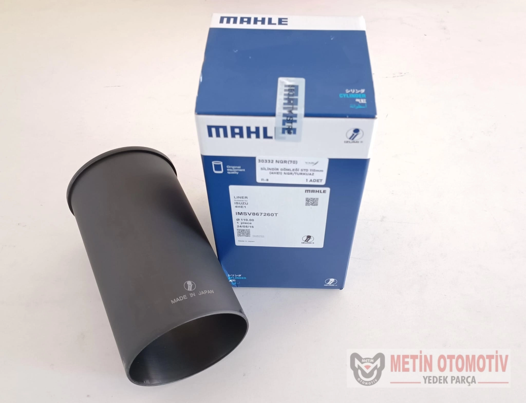 NQR70 CITIBUS 4HE1 SİLİNDİR GÖMLEK GOETZE STD MAHLE (IMSV867260T-8971767241) ISUZU